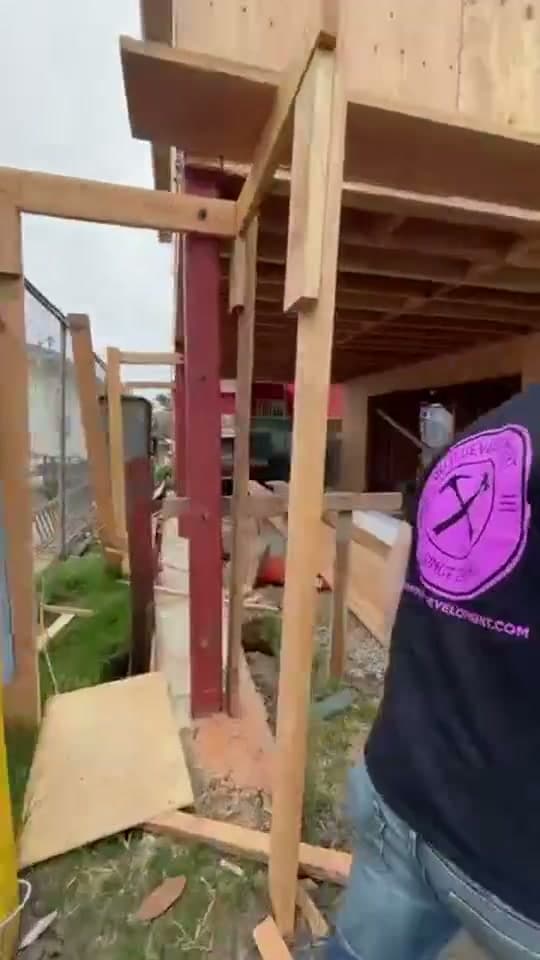 A garage becomes a second-story ADU