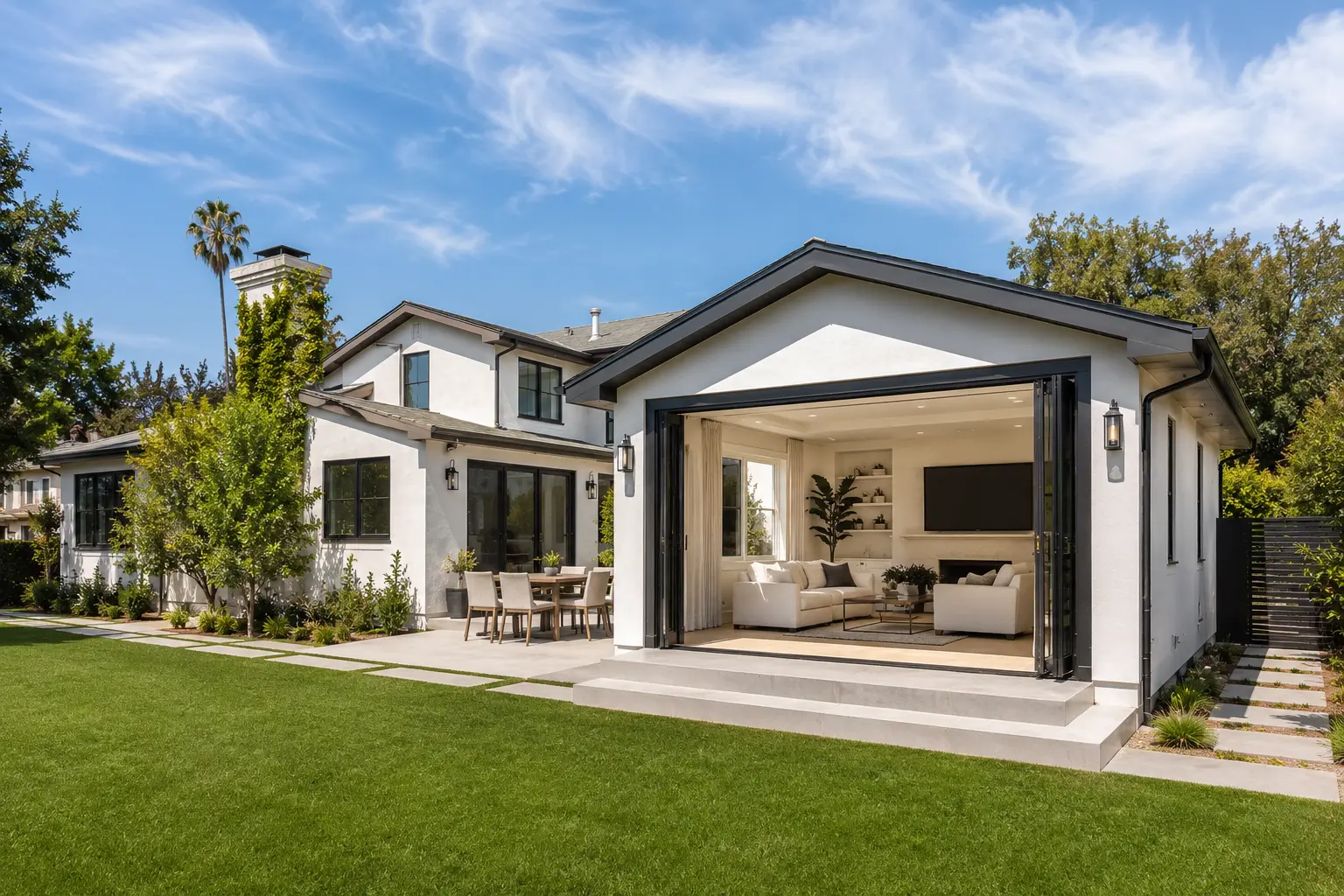 Beautiful room addition in Los Angeles