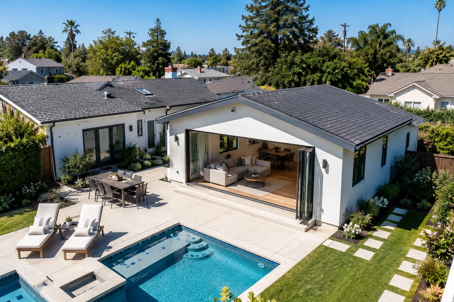 Aerial view addition
